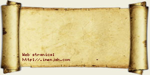 Jelena Peruničić vizit kartica